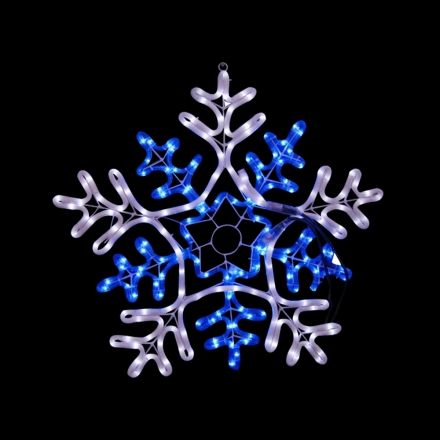 Enchanting Blue LED Snowflake Light Sculpture - Customizable, Energy-Efficient Display from a Leading Decor Manufacturer Enchanting Blue LED Snowflake Light Sculpture - Customizable, Energy-Efficient Display from a Leading Decor Manufacturer