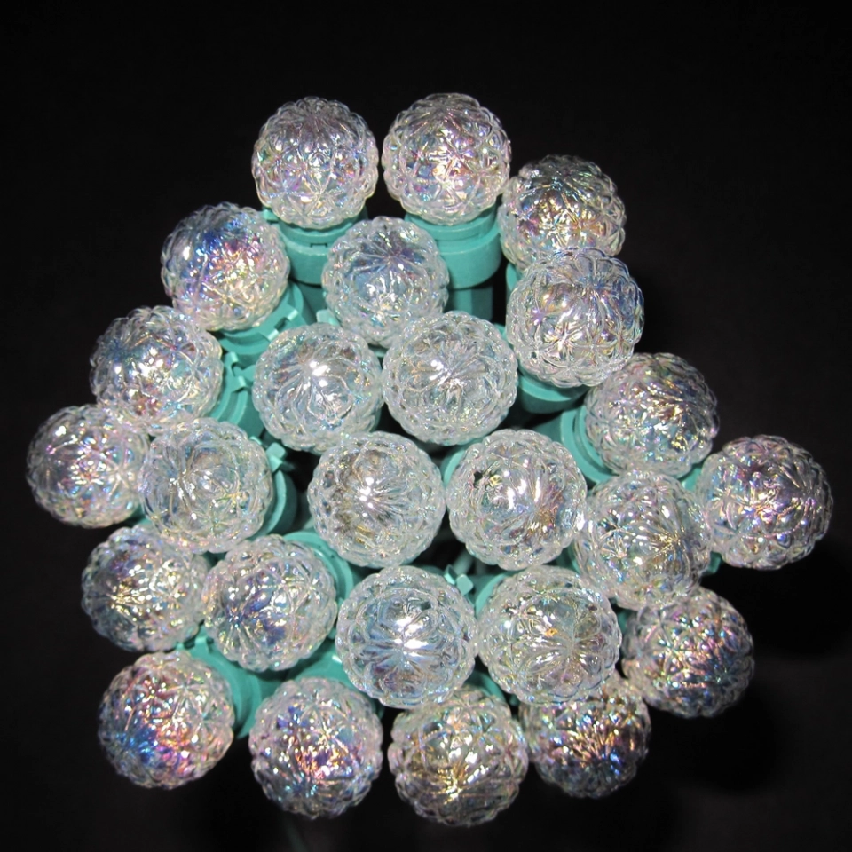 Customizable G15 LED Globe String Lights - Diamond Cut Glass, Multiple Counts (35/50/70), Direct from the Factory for a Bright Christmas (2) Customizable G15 LED Globe String Lights - Diamond Cut Glass, Multiple Counts (35/50/70), Direct from the Factory for a Bright Christmas (2)