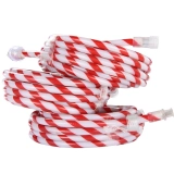 Candy Cane Red and White Rope Lights - Super Bright LED, Chasing Light Effect, Waterproof for Festive Outdoor Decor (2) Candy Cane Red and White Rope Lights - Super Bright LED, Chasing Light Effect, Waterproof for Festive Outdoor Decor (2)