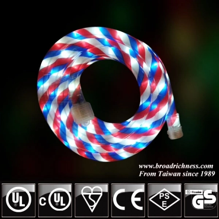 Celebrate with Patriotism: Red, White, and Blue Incandescent Rope Light