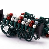 Custom G15 Multi-Color LED Christmas String Lights with Pearlized Berry Glass Bulbs - 35/50/70 Count from a Specialist Globe Light Factory (6) Custom G15 Multi-Color LED Christmas String Lights with Pearlized Berry Glass Bulbs - 35/50/70 Count from a Specialist Globe Light Factory (6)