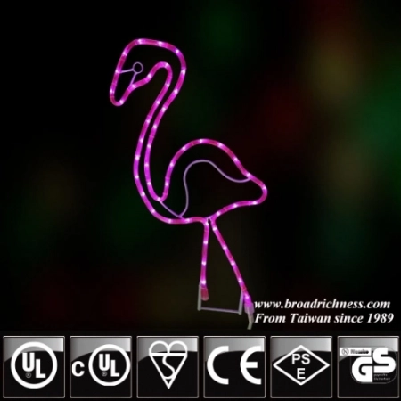 Flamingo Nights: Introducing Our 2FT Incandescent Rope Light Flamingo