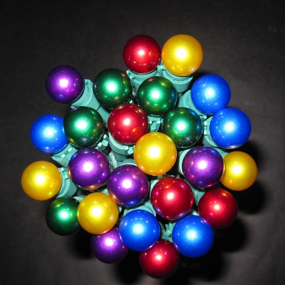 Customizable UL Certified G15 Globe String Lights - Multi-Color LED Bulbs for Festive Decor, Available in 35/50/70 Count (3)