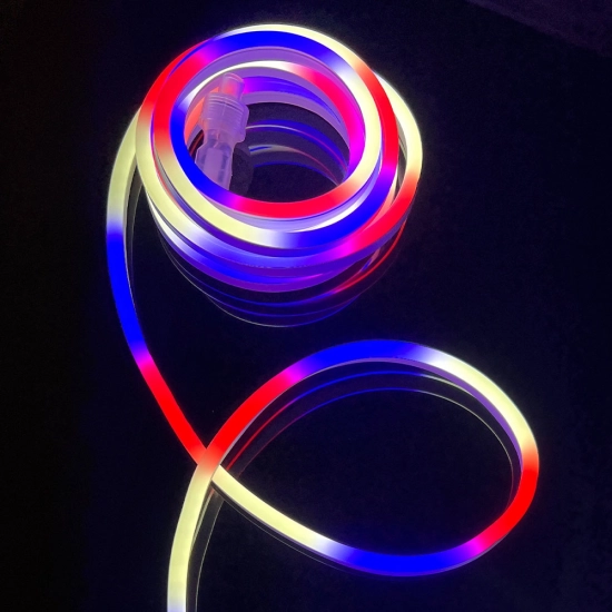 Custom Bulk Red, White & Blue LED Neon Strip Light Kit SMD5050 - 84 LEDs/Meter, AC110V-120V for Professional Installers & Patriotic DIY Projects Custom Bulk Red, White & Blue LED Neon Strip Light Kit SMD5050 - 84 LEDs/Meter, AC110V-120V for Professional Installers & Patriotic DIY Projects