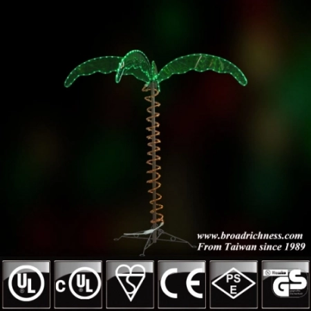 Illuminate Your Oasis with Customizable Rope Light Palm Trees for Wholesale