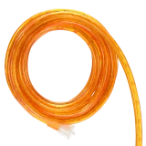 Outdoor Incandescent Rope Lights - Vibrant Orange Rope Lighting for Festive Christmas Tree Ambiance - Durable 3/8" Rope Light (2)