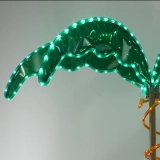 Custom Tropical Oasis: 4.5ft Tall Palm Tree Incandescent Rope Light Display - Tailored by Expert Manufacturing Plant (4)