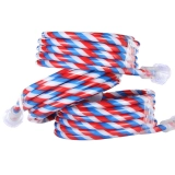 Patriotic Red, White, and Blue LED Rope Lights - 18 ft Connectable and Customizable Round Rope Lighting for Celebratory Decor (2)
