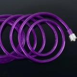 Premium Purple LED Rope Light - 120V, 2700K Warm Glow, 3/8" 2-Wire Design for Versatile Indoor/Outdoor Lighting (4) Premium Purple LED Rope Light - 120V, 2700K Warm Glow, 3/8" 2-Wire Design for Versatile Indoor/Outdoor Lighting (4)