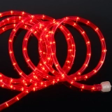 Red LED Rope Christmas Lights - Custom Length, 120V Outdoor Waterproof Rope Lighting for Festive Ambiance (3)