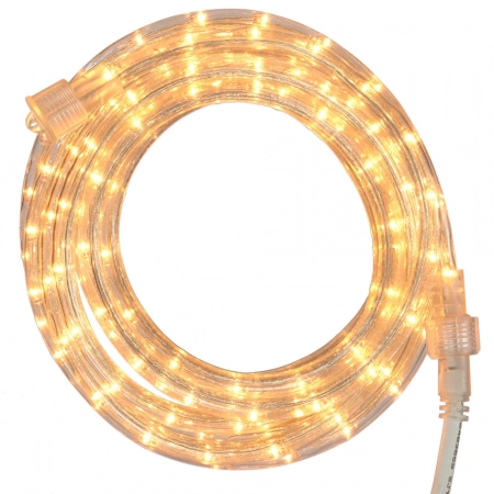 Versatile White Rope Lights - Warm and Cool White Garden Lighting, Ideal for Halloween and Year-Round Decor